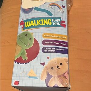 Walking Plush Toys - Green and Beige